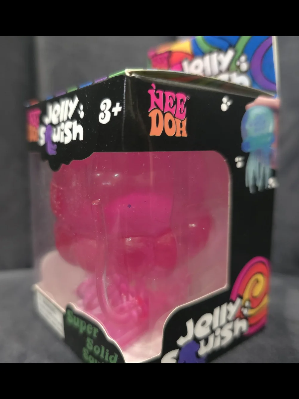 Jelly Squish Pink Super Solid Squish Toy